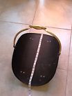 Brass Handle Carrier Holder Heavy Fireplace Metal Log