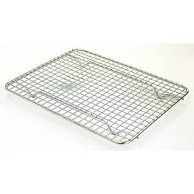 Browne Foodservice 028238504107 8 Inch X 10 Rectangular Nickel-plated Footed Pan Grate
