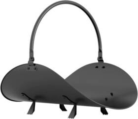 Calidola 313105899852 Black Log Holder Indoor And Outdoor Firewood Rack Hearth Basket
