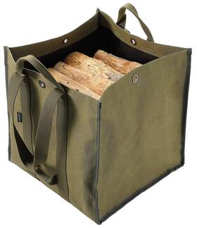 Us-spec-us-bc-400 Camping Moon Firewood Log Carrier Tote Fire Wood Canvas Bc-400 Khaki Durable Easy Carry