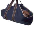 Canvas Tote Log Usa Firewood Holder Wood Carrier Fireplace Tool Hunt Camp Fire 756134362438