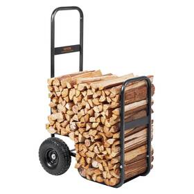Carrier 840349929170 Firewood Log Cart 250 Lbs Capacity Outdoor And Indoor Wood Rack Storage Mover