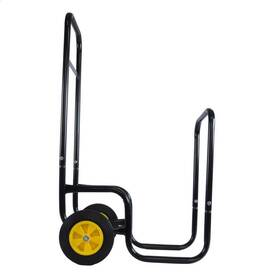 Fp24010508 Cesicia Firewood Rack 39.37 Inch X 22 In/outdoor Heavy-duty Thick Metal With Wheels