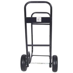 Hwfwc12m Cesicia Firewood Cart 31.5 Inch With Pneumatic Wheels Rolls Up Down Stairs Heavy-duty
