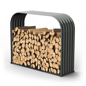 Sfirewood1 Cesicia 18 Inch D X 59 W 48 H Galvanized Steel Firewood Storage Log