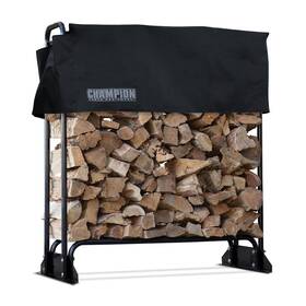201163 Champion Power Equipment 817198025940 Inch Firewood Heavy Duty Log 48 Wood Rack Cover Weather Resistant