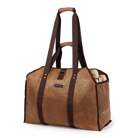 Chocomelly 703557929960 Firewood Carrier - Freestanding Log Durable Wet Waxed Canv