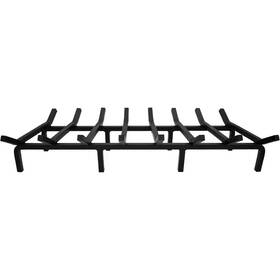 Clihome 711181101157 33 Inch Heavy Duty Firewood Rack Solid Cast Iron Log Holder For Ind