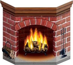Be22030 Co Dollardays Brick Fireplace Stand-up Case Pack 12