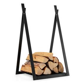 H295dka8677 Costway Firewood Rack Fireplace Wood Holder Storage Log With Raised Base