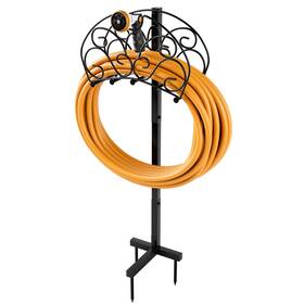 N318gra20095 Costway Garden Hose Holder Freestanding Water Stand Detachable Metal