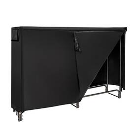 Us-2np10540gr Costway 8ft Firewood Storage Log Rack Heavy Duty Iron Holder With Waterproof Pvc Cover