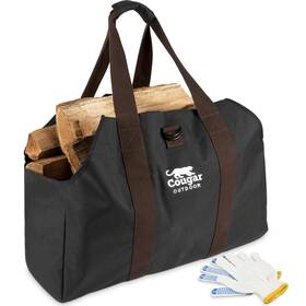 Cougar Outdoor 810011232372 Firewood Carrier Log Holder Black Waterproof Bags Extra Large C