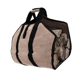 Cov-1 Covers & All Waxed Canvas Firewood Log Carrier 18 Oz 600 Gsm Durable Classic Desi
