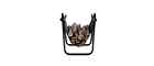 Crosley Logan Firewood Storage Carrier Black Log Wood Tote Holder Canvas Caddy 710244200523