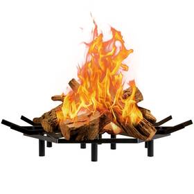 N6-yyb346-wr Dameing Fireplace Grate 24 Inch Round Heavy Duty Log Indoor F