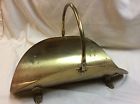 Decor Patina Brass Holder Fireplace Great Cabin Vintage Log