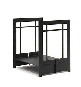 Fplogb1 Design Specialties Fireplace Log Basket Textured Black Craftsman