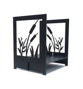Fplogp1 Design Specialties Fireplace Log Basket Textured Black Pond