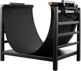 Doeworks 445044036005 Firewood Rack 18 Inch Fireplace Log Holder With Canvas Carrier