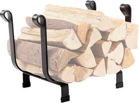 Dwfr-20 Doeworks 17 Inches Small Decorative Indoor/outdoor Firewood Log Rack Bin With Sc