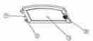 Dr-27nl Quadra-fire Model 2700i Nickel Door Trim Insert New