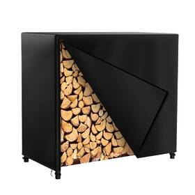Dudsoeho 764742519540 4ft Firewood Rack Cover Waterproof Fire Wood Storage Holder Covers H