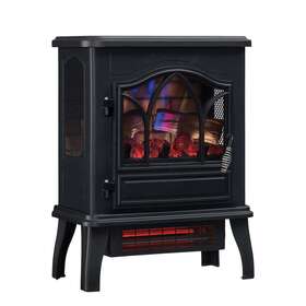 Dfi-470-04-g Duraflame 3d Infrared Quartz Electric Fireplace Stove Heater Black