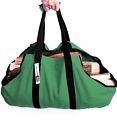 Dzealo Canvas Log Carriers Holders Carrier Tote Wood Bag Firewood 820103238229
