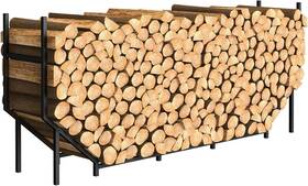 Ebeneze 445019192149 5.9ft Firewood Rack Holder Outdoor Indoor Heavy Duty Metal Wood Stand