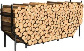 Ebeneze 445028055060 5.9ft Firewood Rack Holder Outdoor Indoor Heavy Duty Metal Wood Stand