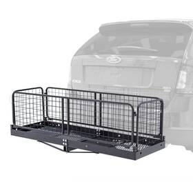 Wx20.5 Elevate Outdoor 847821019732 Hitch Cargo Carrier 24.88 Inch Lx60 H Steel Foldable Black
