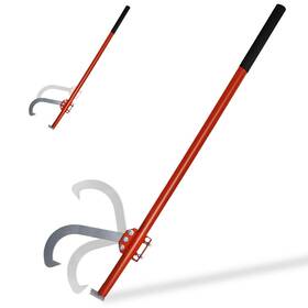 Cant48-433435 Febtech 48 Inch Canftt Hook - Carbon Steel Wood Log Moving Tool With Rubber Grip Handle And