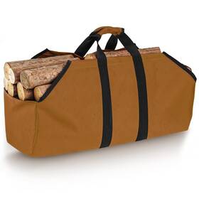 Jc-bdz-yellow-1 Feed Garden Firewood Carrier With Handles Log For Waxed Ca
