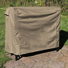 Fi-lrc4-khaki Sunnydaze Decor Heavy Duty Firewood Log Rack Cover 819271020378