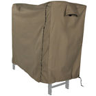 Fi-lrc5-khaki Sunnydaze Decor Heavy Duty Firewood Log Rack Cover 819271020385