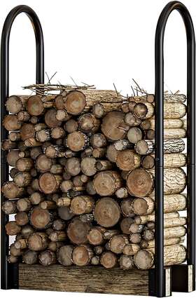 Fire Beatuy Beauty 445005052006 Firewood Log Rack Adjustable Bracket Kit Fireplace Wood Storage Hol