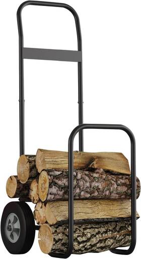 Fire Beatuy Beauty 705353788963 Firewood Log Cart Carrier Outdoor And Indoor Wood Rack Storage Move