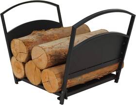 Fire Beauty 445048443496 Fireplace Log Holder Folding Firewood Rack Stacking Storage