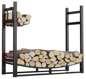 Fire Beauty 823888563791 Fireplace Log Rack With Kindling Holder Firewood For Wood