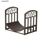 Fireplace Carrier Wood Bin Tool Log Scrolls Firewood Panacea Rack Storage Holder