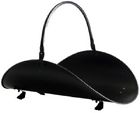 Fireplace " Holder Firewood Home Organizer Black Fire Log Carrier Storage 21 Wood