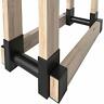Fireplace204 Amagabeli Set Of Brackets Firewood Rack Outdoor Log Storage Kit