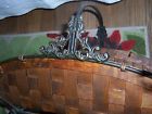 Firewood Decorative Woven Metal Sides Holder Vintage Wood