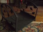 Firewood Fieplace Rack Storage Fireplace Ivy Log Iron Scroll Kindling