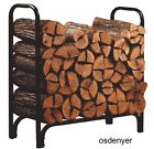 Firewood Outdoor Fire Storage Metal Cabin Log Rack Fireplace Wood Holder