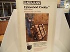 Lot3s Firewood Storage Cart Transport Cover Dolly Log Wood Carrier