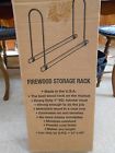 Firewood Storage Rack Log Holder Heavy Duty 1 Rd Tubular Steel U.s.a 043175000079