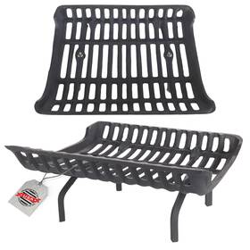 Flame Genie 020729711612 Fireplace Grate - Self-feeding Tools Cast Iron Wood Stove Accesso