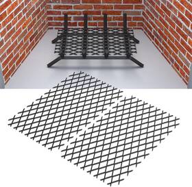 Flamorrow 445034659696 Ember Retainer For Fireplace Grates 16 X 10 Inch Metal Grat